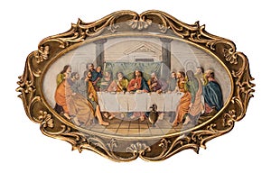 Plaster color picture of the Last Supper