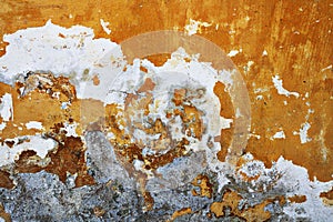 Plaster damaged by humidity