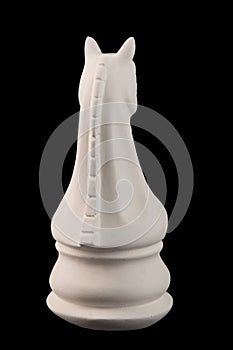 Plaster figurine chess piece horse