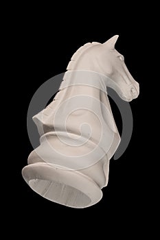 Plaster figurine chess piece horse