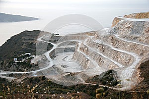 Plaster of Paris Quarry in Northern Crete