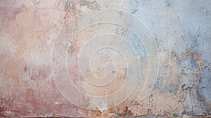 Plaster Wall in Different Pastel Colors