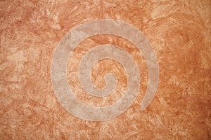 Plaster wall in orange color, sample background for web site or mobile devices