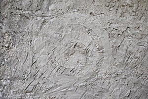 Plastered gray wall. Plaster background.Cement pattern