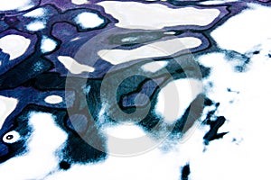 Plastering of painted scratched surface