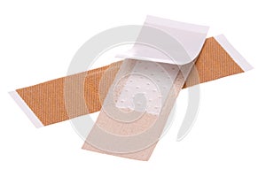 Plasters Macro Isolated