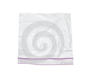 Plastic bag with lock