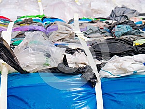 Plastic bag with Polyethylene for recycling