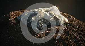 Plastic Bag in Soil
