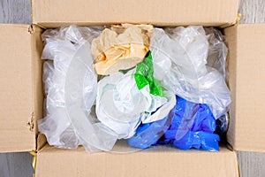 Plastic Bags in Box to Reuse