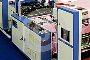 Plastic bags machinery