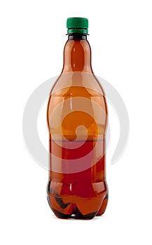Plastic beer bottle