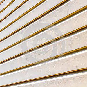 Plastic beige siding