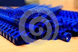 Plastic binding combs