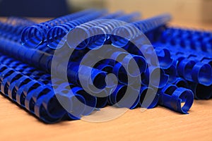 Plastic binding combs