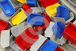 Plastic bins and tubs