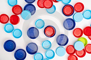 Plastic bottle caps. Separate garbage collection.