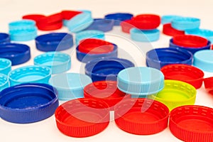 Plastic bottle caps. Separate garbage collection.