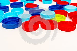 Plastic bottle caps. Separate garbage collection.