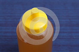 Nature pure honey in plastic bottle