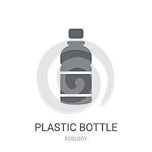 Plastic bottle icon. Trendy Plastic bottle logo concept on white