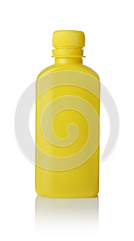 Plastic bottle isolated on white