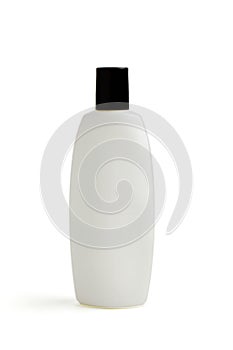 Plastic bottle isolated on white background. Mock up for your design. shampoo, conditioner, shower gel, cosmetics, cream