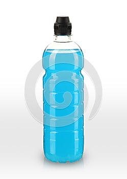 Plastic bottle with isotonic drink