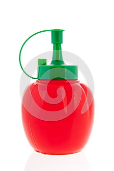 Plastic bottle ketchup