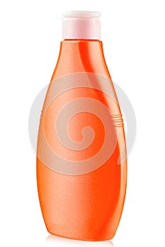 Plastic bottle without label