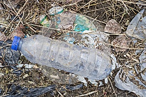 Plastic bottle Litter