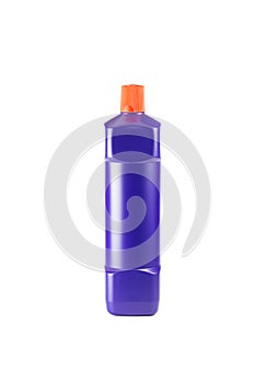 Plastic bottle lotion isolated