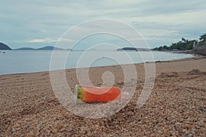 Plastic bottle waste