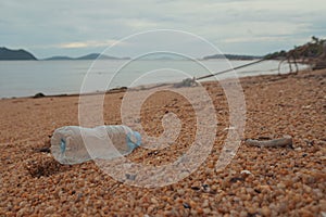 Plastic bottle waste