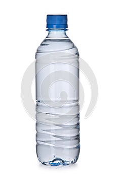 Plastic bottle with water