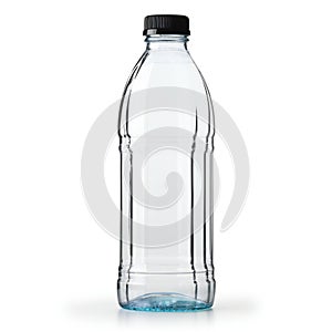 Plastic bottle of water isolated on white background