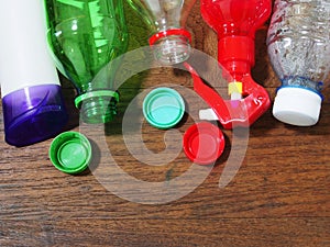 plastic bottles for recycle