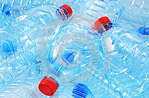 Plastic bottles for recycling