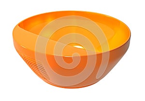 Plastic bowl stainer orange color