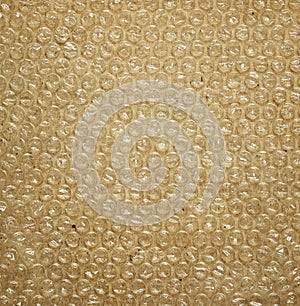 Plastic bubble packaging material