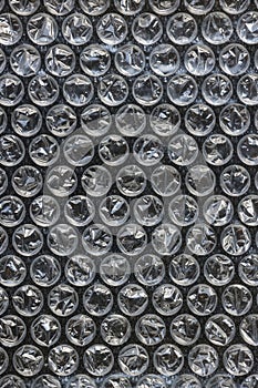 Plastic bubble wrap textured background