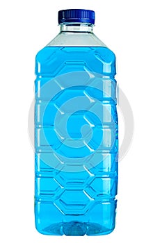 Plastic canister with nonfreezing liquid.