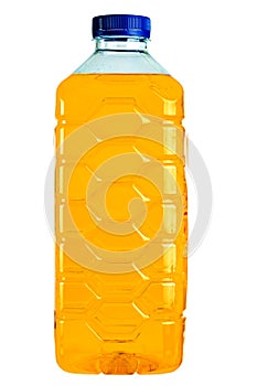 Plastic canister with nonfreezing liquid.