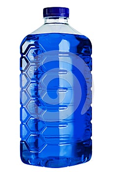 Plastic canister with nonfreezing liquid.