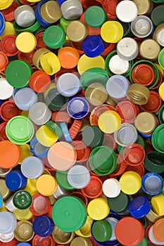 Plastic Caps Background
