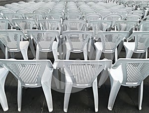 Chairs in the square
