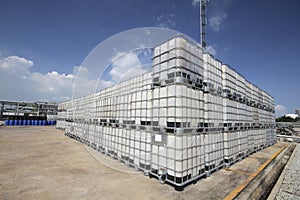 Plastic chemical tank