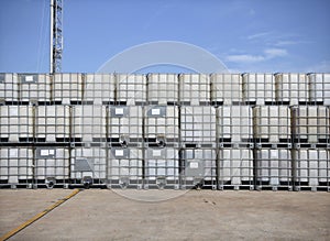 Plastic chemical tank