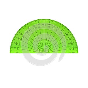 Plastic circular protractor