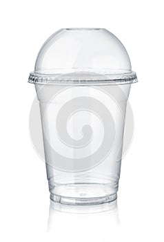 Plastic clear cup with dome lid